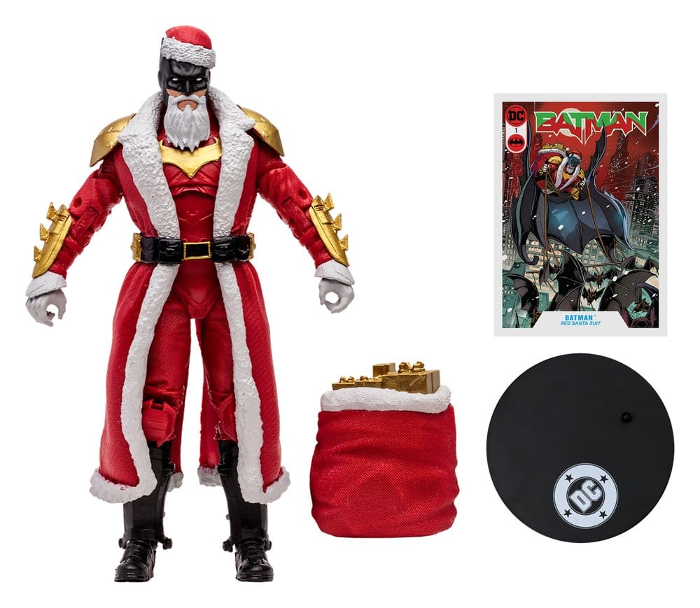 DC Multiverse McFarlane Vault Collection Figura Batman (Red Santa Suit) 18 cm