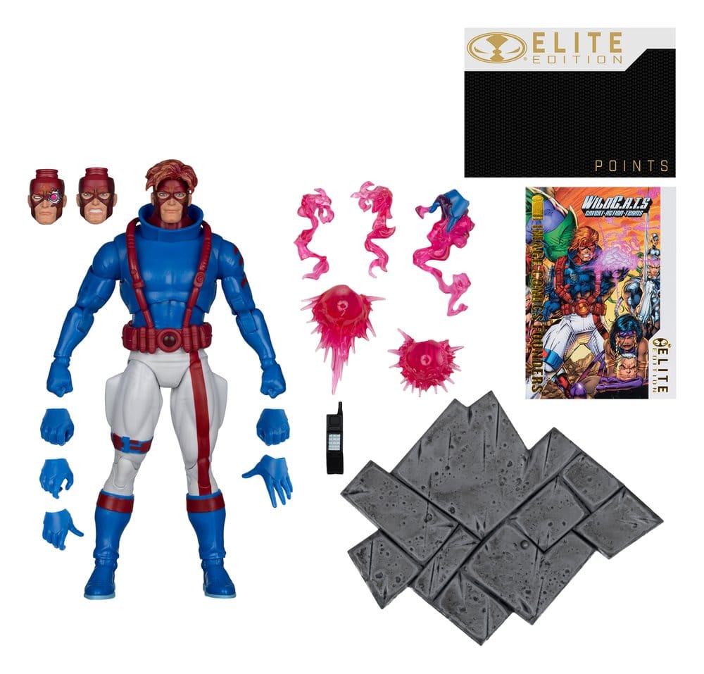 WildC.A.T.S Elite Edition Image Comic Founders Series Deluxe Figura Spartan 19 cm