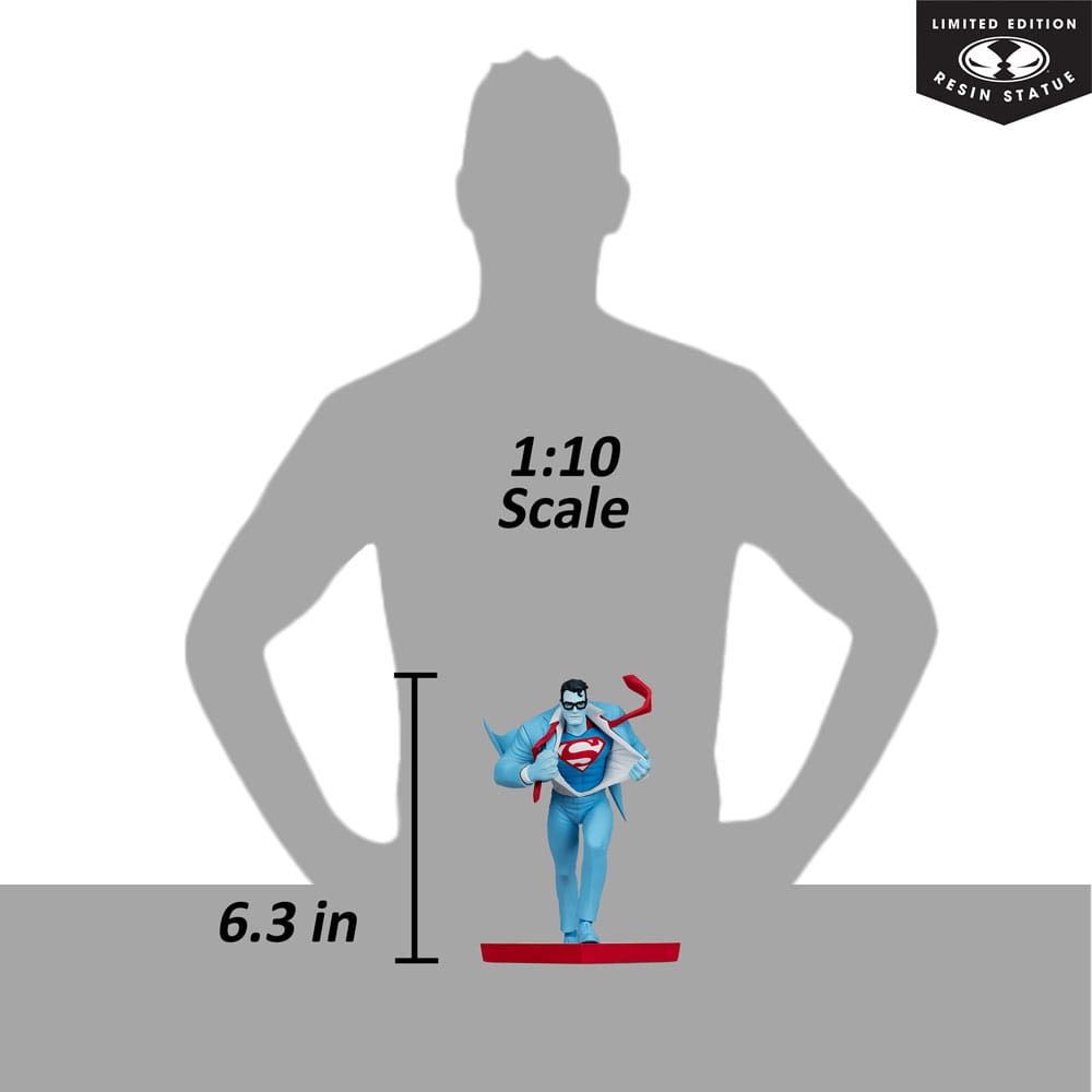 DC Direct Estatua 1/10 Superman Red and Blue: Superman by Clayton Henry Limited Edition 16 cm