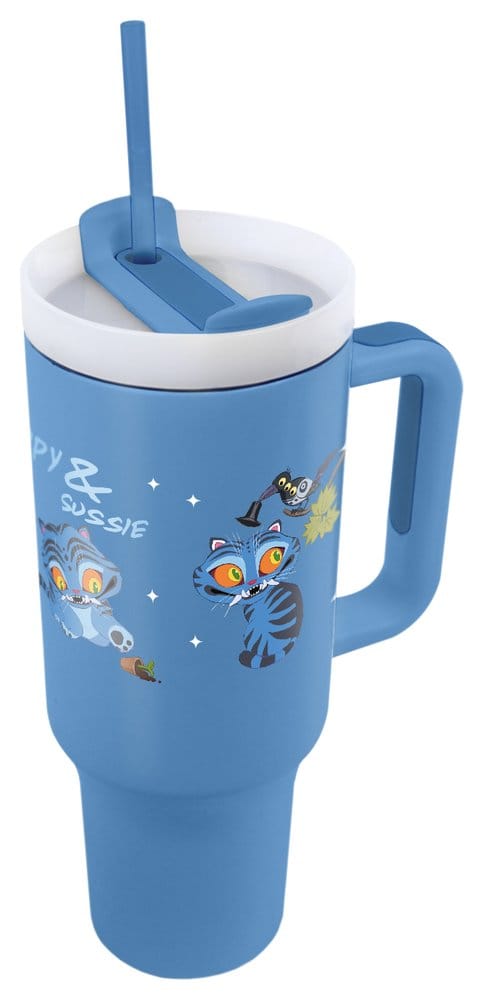 Taza Termica Pajita Derpy KPop Demon Hunters