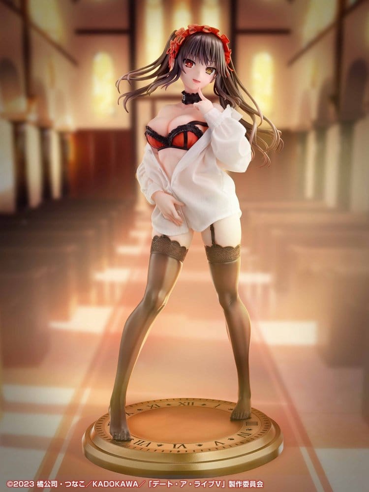 Date A Live V Figura PVC 1/4 Re:Dress Kurumi Tokisaki Dress shirt Ver. 40 cm