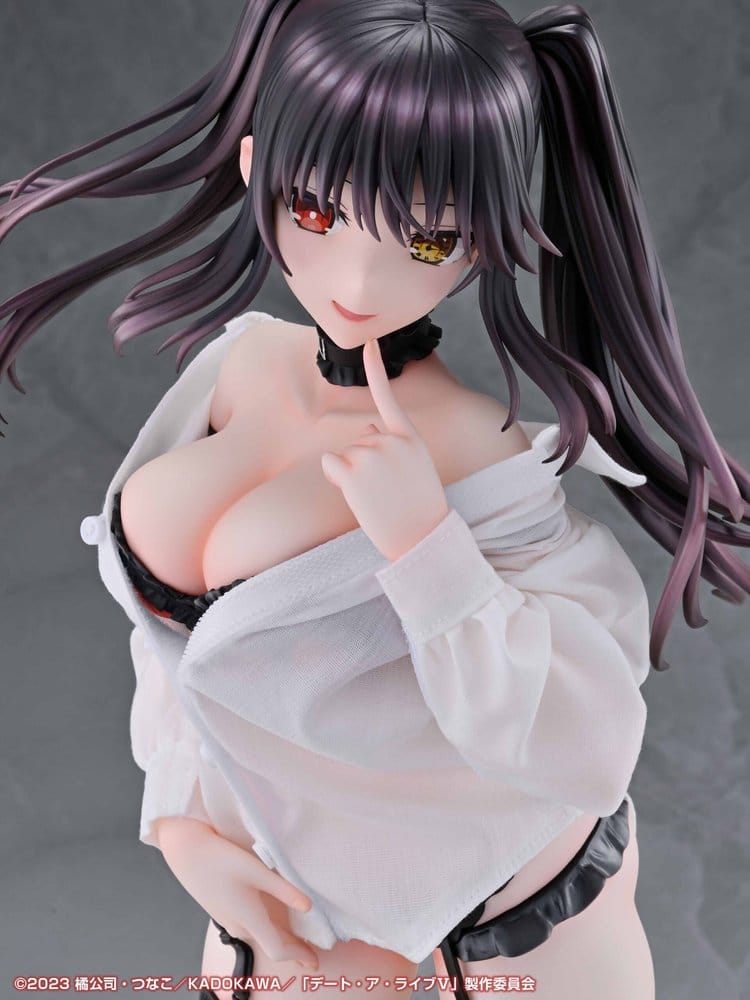 Date A Live V Figura PVC 1/4 Re:Dress Kurumi Tokisaki Dress shirt Ver. 40 cm