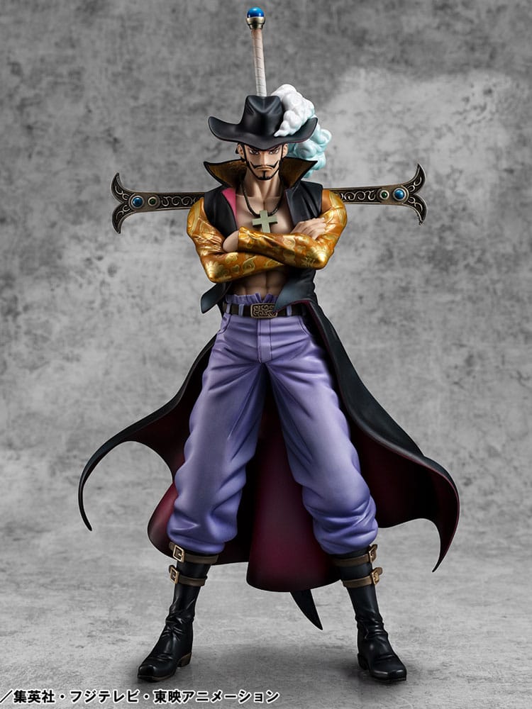 One Piece Estatua PVC P.O.P. SA-MAXIMUM Hawk Eye Dracule Mihawk Ver. R 29 cm Frikytopia