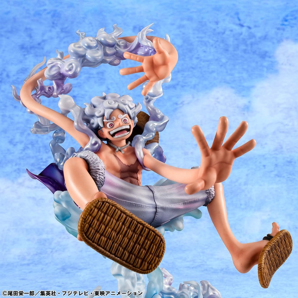 One Piece Figura PVC Portrait.Of.Pirates "Evolutionary History" Monkey D. Luffy "Gear Fifth" 26 cm