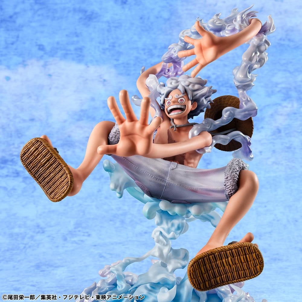 One Piece Figura PVC Portrait.Of.Pirates "Evolutionary History" Monkey D. Luffy "Gear Fifth" 26 cm