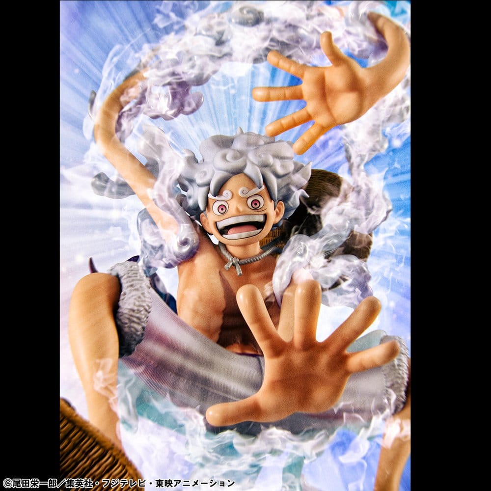 One Piece Figura PVC Portrait.Of.Pirates "Evolutionary History" Monkey D. Luffy "Gear Fifth" 26 cm