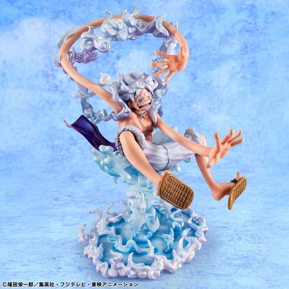 One Piece Figura PVC Portrait.Of.Pirates "Evolutionary History" Monkey D. Luffy "Gear Fifth" 26 cm