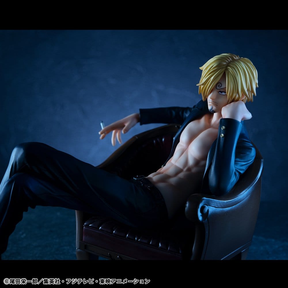 One Piece Figura PVC Portrait.Of.Pirates "S.O.C" Sanji Ver.R 14 cm