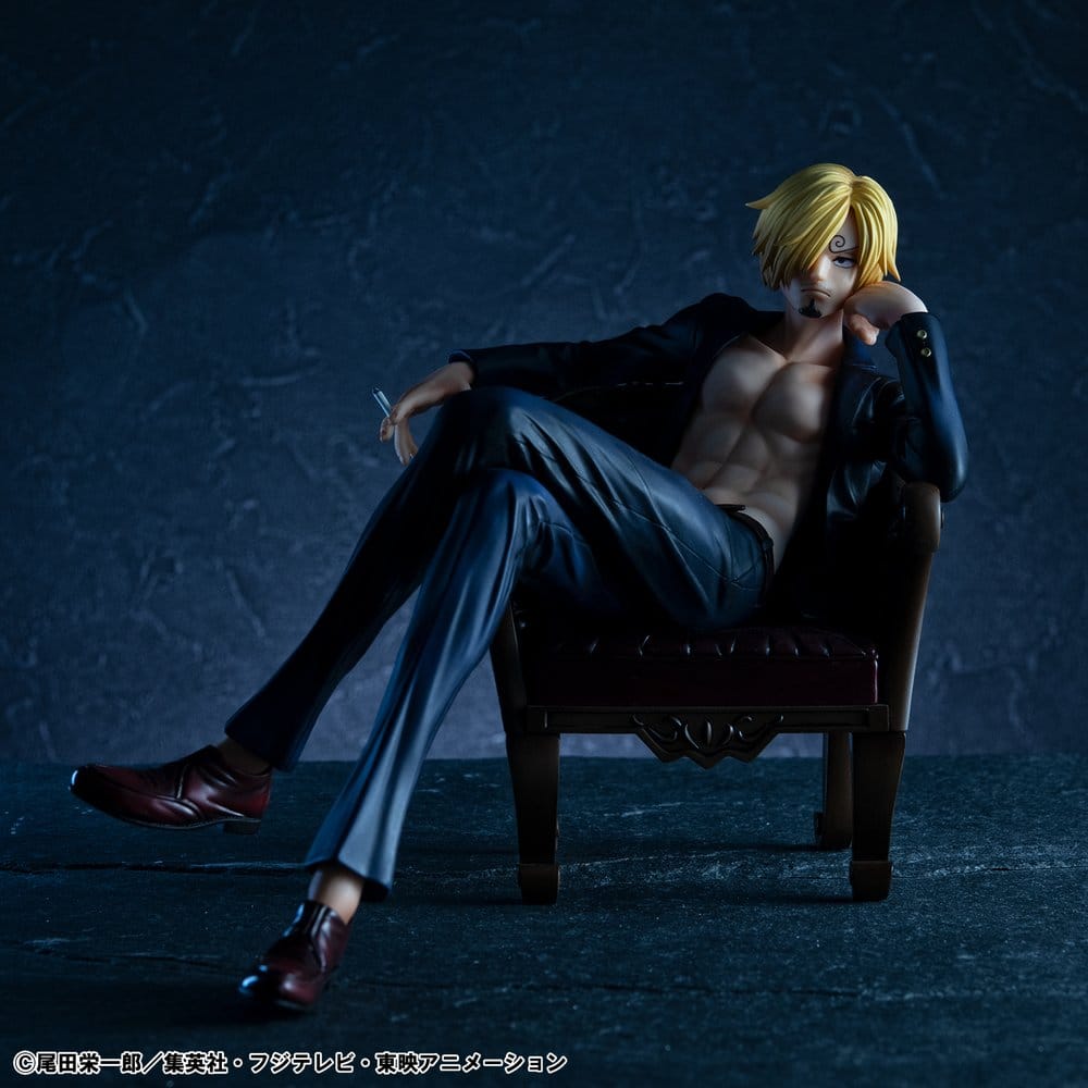 One Piece Figura PVC Portrait.Of.Pirates "S.O.C" Sanji Ver.R 14 cm