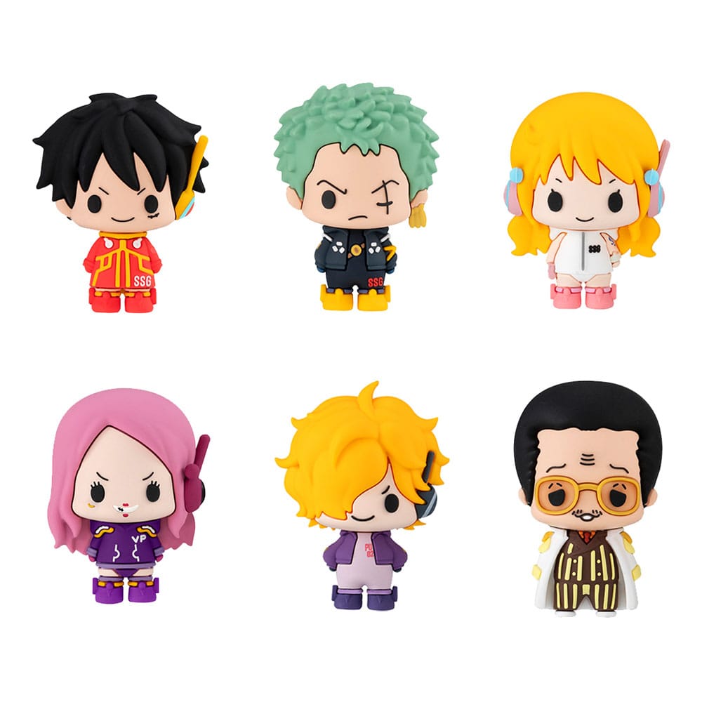 One Piece Chokorin Mascot Series Pack de 6 Figuras Egghead Ver. 5 cm Frikytopia
