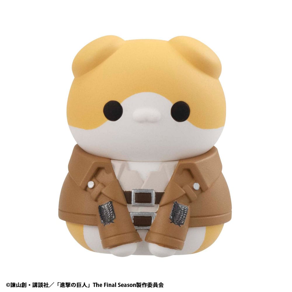 Attack on Titan Mega Cat Project Figuras Mini Attack on Tinyan Gathering Scout Regiment danyan! 3 cm Blind Box Expositor (8) (Repeat)
