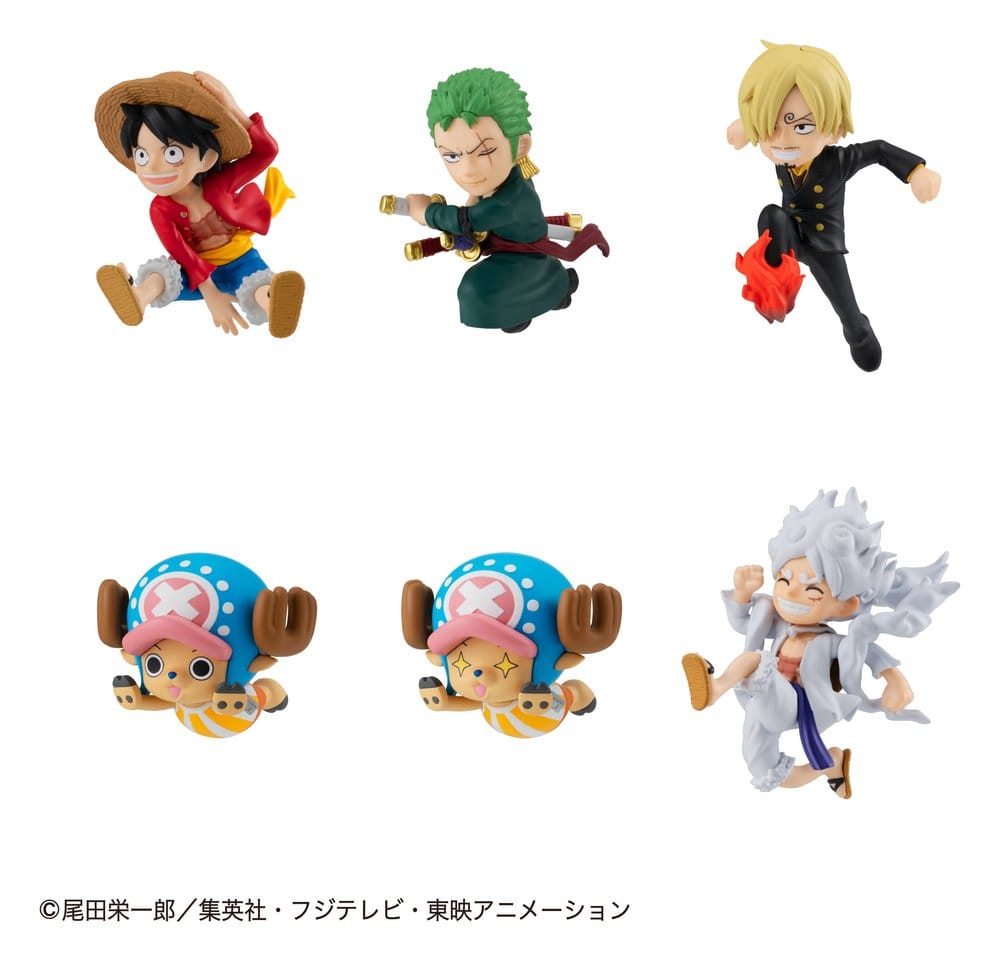 One Piece Tobimas Figuras Mini 5 cm Blind Box Expositor (6) (Repeat)