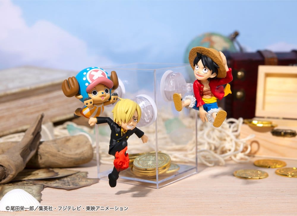 One Piece Tobimas Figuras Mini 5 cm Blind Box Expositor (6) (Repeat)
