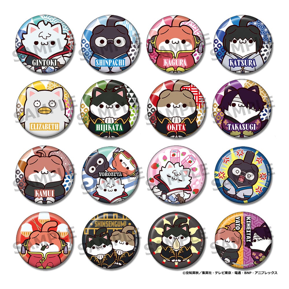 Gintama Mega Cat Project Nyantama! Chapas 3 cm Cajas Sorpresa Surtido (16)