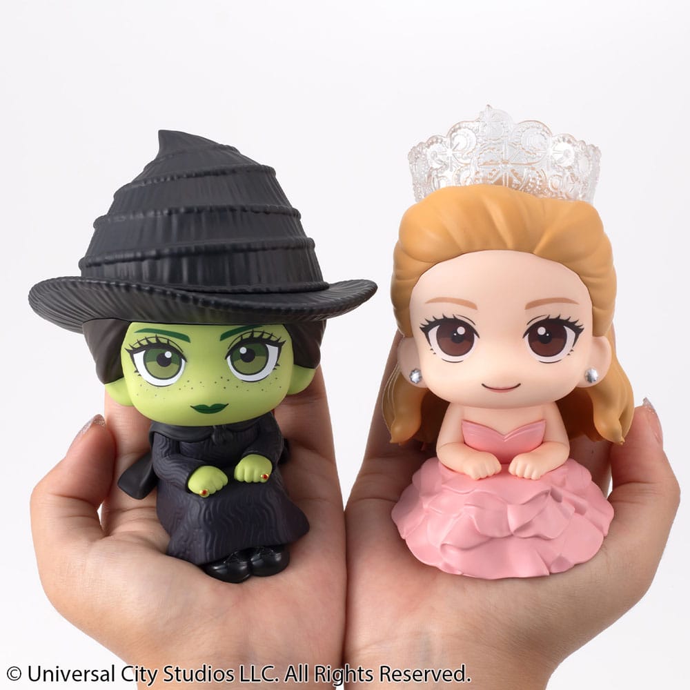 Wicked Figuras PVC Look Up Elphaba & Glinda (with gift) 11 cm