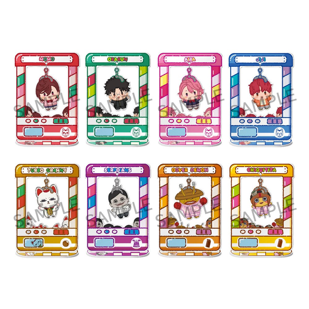 Dandadan Figuras acrílico Chara Catcher 9 cm Cajas Sorpresa Expositor (8) Frikytopia