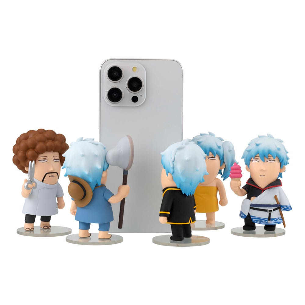 Gintama x Okawabukubu Figuras We love Ginsan 10 cm Cajas Sorpresas Surtido (6)