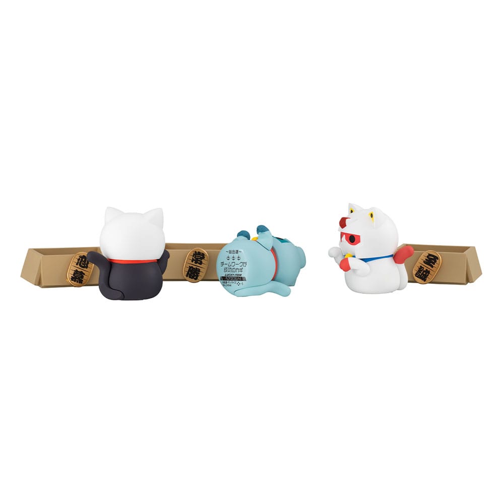 Mobile Suit Gundam Figuras Mega Cat Project Nyandam Luckycat 6 cm Cajas Sorpresas Surtido (6)