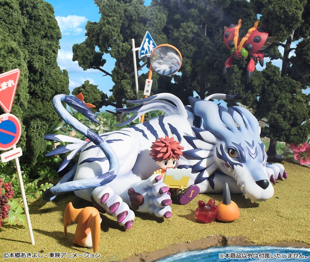 Digimon Adventure Figura PVC G.E.M. Series Garurumon & Ishida Yamato 25 cm (Repeat)