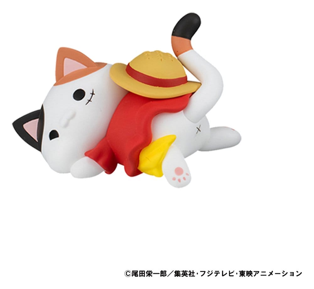 One Piece Mega Cat Project Figuras Egghead NyanPieceNyan! Stickie! 3 cm Sortidas (8)