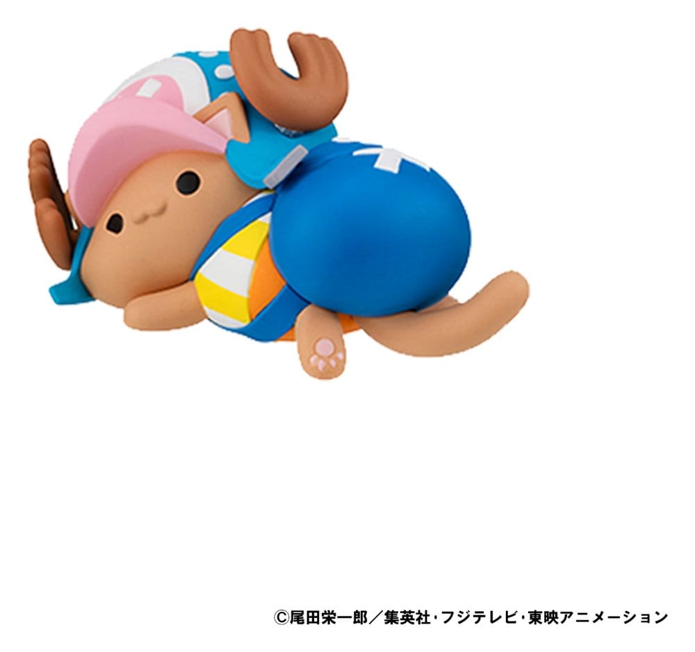 One Piece Mega Cat Project Figuras Egghead NyanPieceNyan! Stickie! 3 cm Sortidas (8)