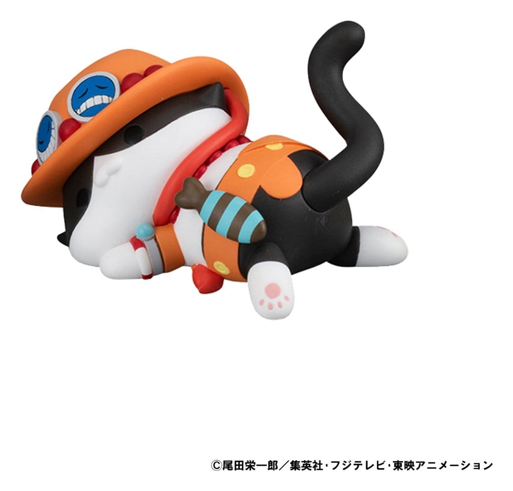 One Piece Mega Cat Project Figuras Egghead NyanPieceNyan! Stickie! 3 cm Sortidas (8)