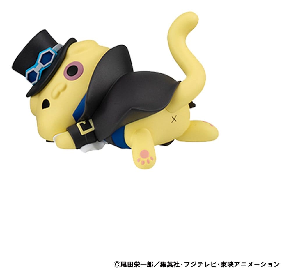 One Piece Mega Cat Project Figuras Egghead NyanPieceNyan! Stickie! 3 cm Sortidas (8)
