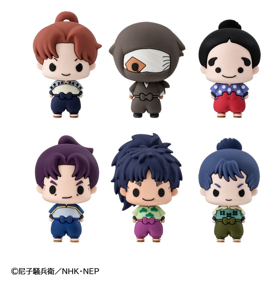 Nintama Rantaro Chokorin Mascot Series Figuras Vol. 1 5 cm Cajas Surpresa Sortidas (6)