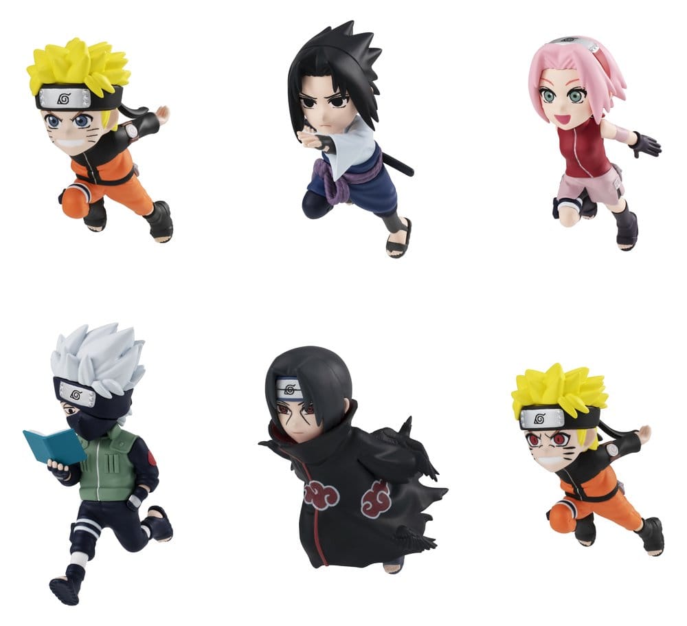 Naruto Shippuden Tobimas Figuras Mini 5 cm Blind Box Expositor (6) Frikytopia