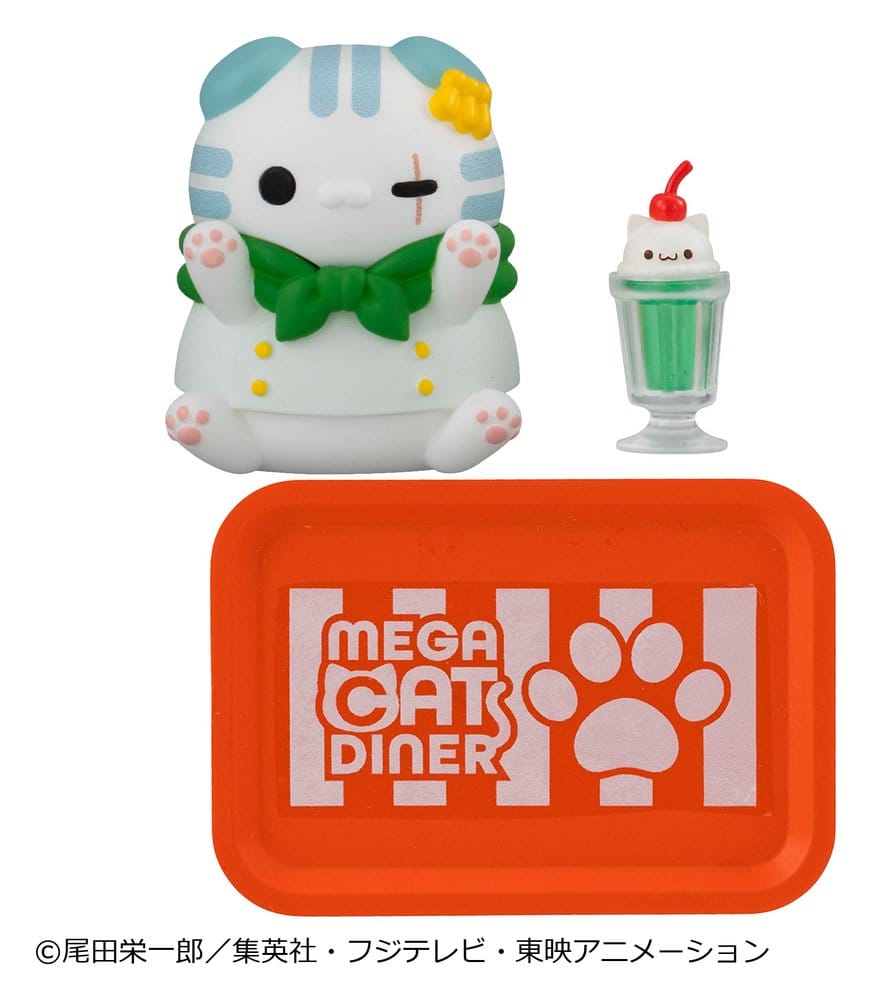 One Piece Mega Cat Project Figuras Mini NyanPieceNyan! Diner! 3 cm Blind Box Expositor (6)