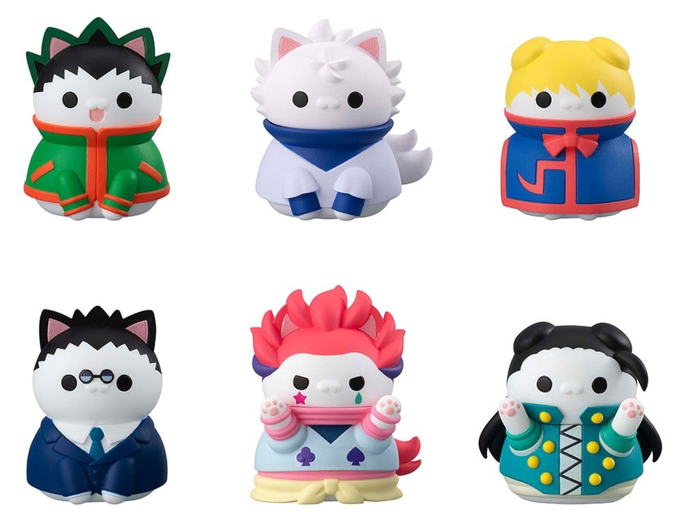 Hunter x Hunter Mega Cat Project Figuras Mini Nyanter x Nyanter Hunter x Cat 3 cm Blind Box Surtido (8) Frikytopia