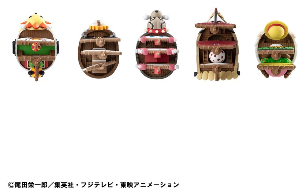One Piece YuraColle Series Figuras Mini Grand Line Collection Set Vol.3 6 cm