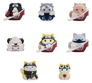 Naruto Shippuden Mega Cat Project Nyaruto! Figuras Mini The bond between master and disciple ver. Blind Box Surtido (8) (Repeat)