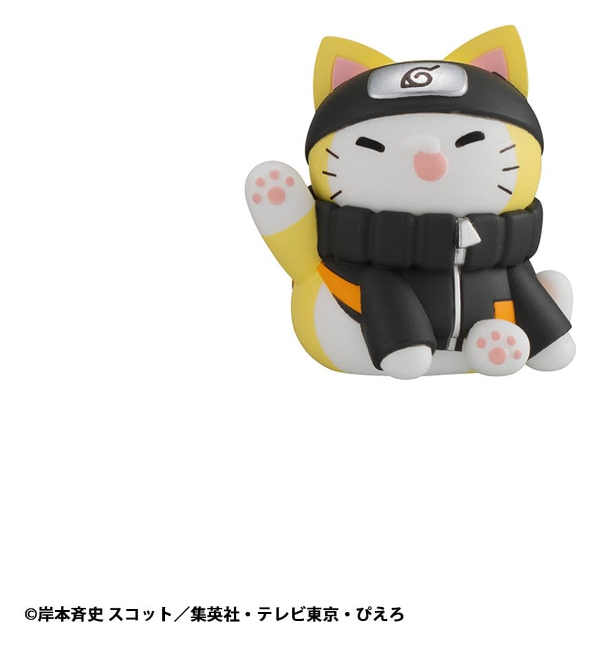 Naruto Shippuden Mega Cat Project Nyaruto! Figuras Mini The bond between master and disciple ver. Blind Box Surtido (8) (Repeat)