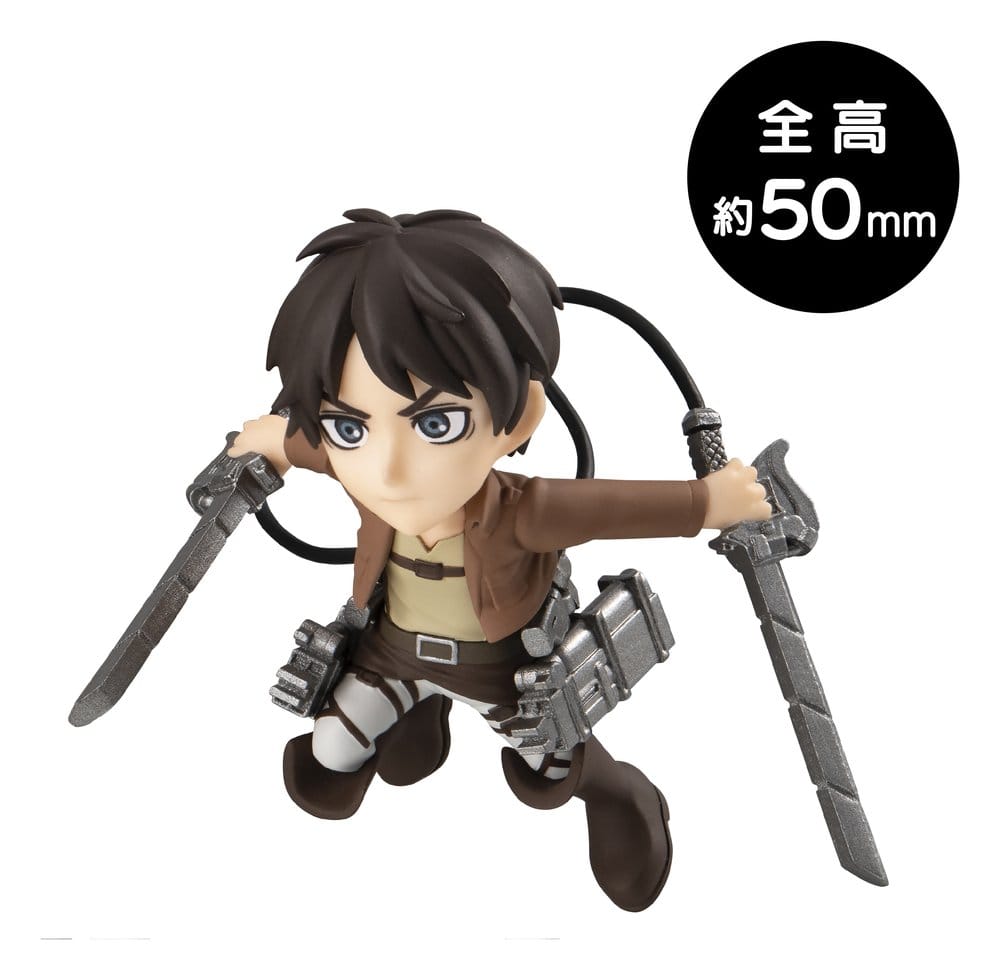 Attack on Titan Tobimas Figuras Mini Pack de 6 (with gift)