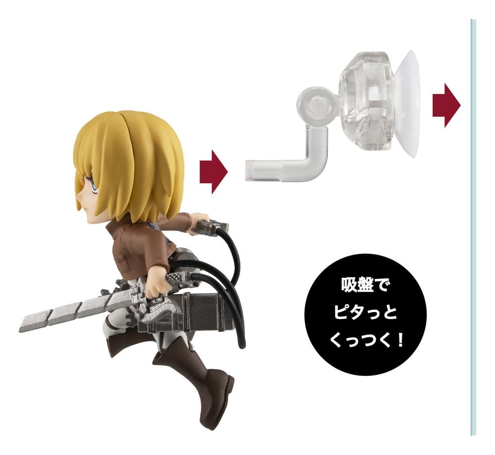Attack on Titan Tobimas Figuras Mini Pack de 6 (with gift)