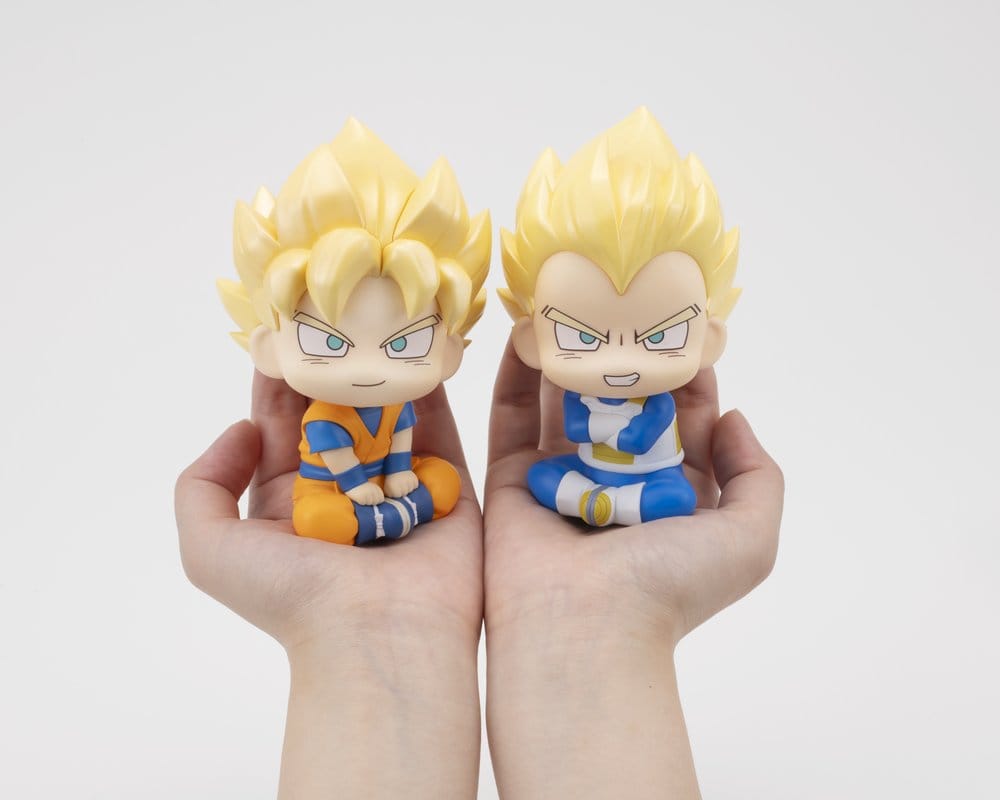 Dragon Ball DAIMA Pack de 2 Figuras PVC Look Up Super Saiyan Son Goku (mini) & Super Saiyan Vegeta (mini) 11 cm (with gift) Frikytopia