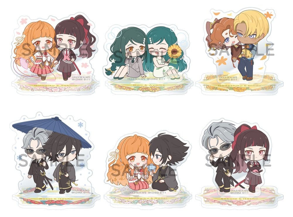 Agents of the Four Seasons Buddycolle Figuras Acrílico Dance of Spring 6 cm Blind Box Expositor (6)