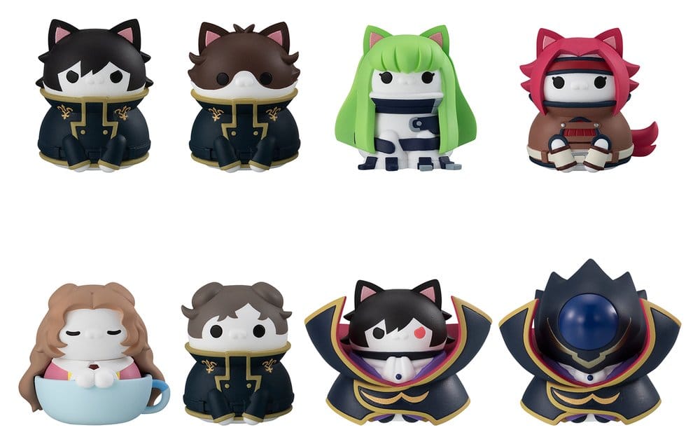 Code Geass: Lelouch of the Rebellion Mega Cat Project Figuras Mini Code Genyass 3 cm Blind Box Surtido (8) Frikytopia