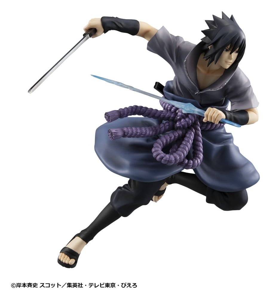 Naruto Shippuden Figura PVC G.E.M. Series Sasuke Uchiha Great Ninja War Ver. 23 cm (Repeat)