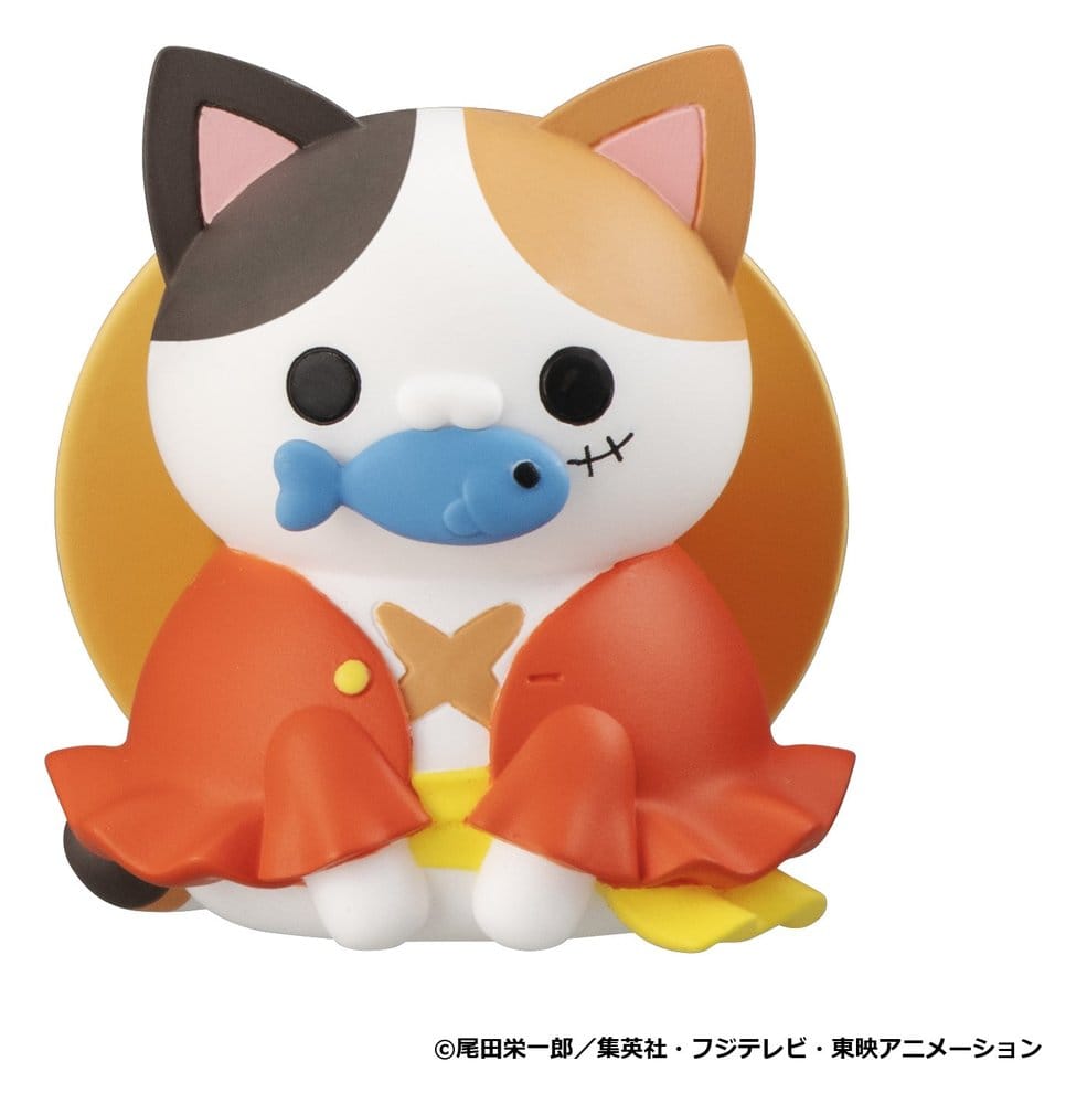 One Piece Mega Cat Project Figuras Mini NyanPieceNyan! I'm gonna be king of Paw-rates!! Blind Box Surtido (8) (Repeat)