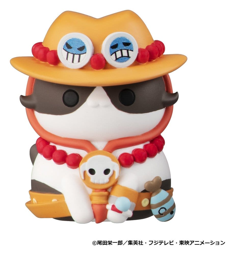 One Piece Mega Cat Project Figuras Mini NyanPieceNyan! I'm gonna be king of Paw-rates!! Blind Box Surtido (8) (Repeat)
