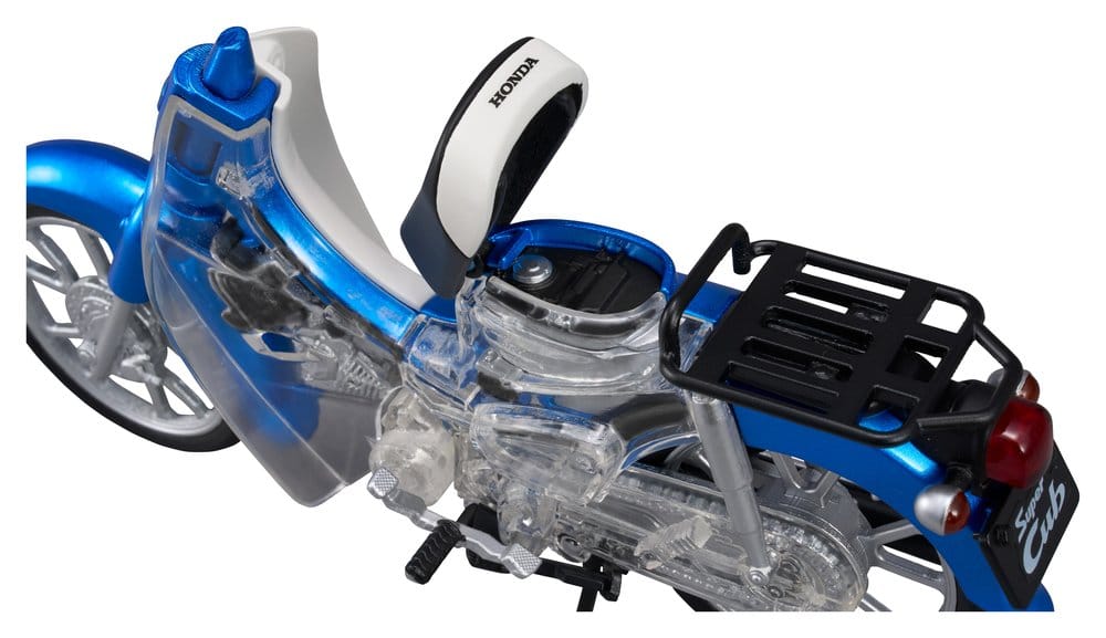 Honda Maqueta Plastic Model Kit Kaitanics Super Cub 110 Glint Wave Blue Metalic