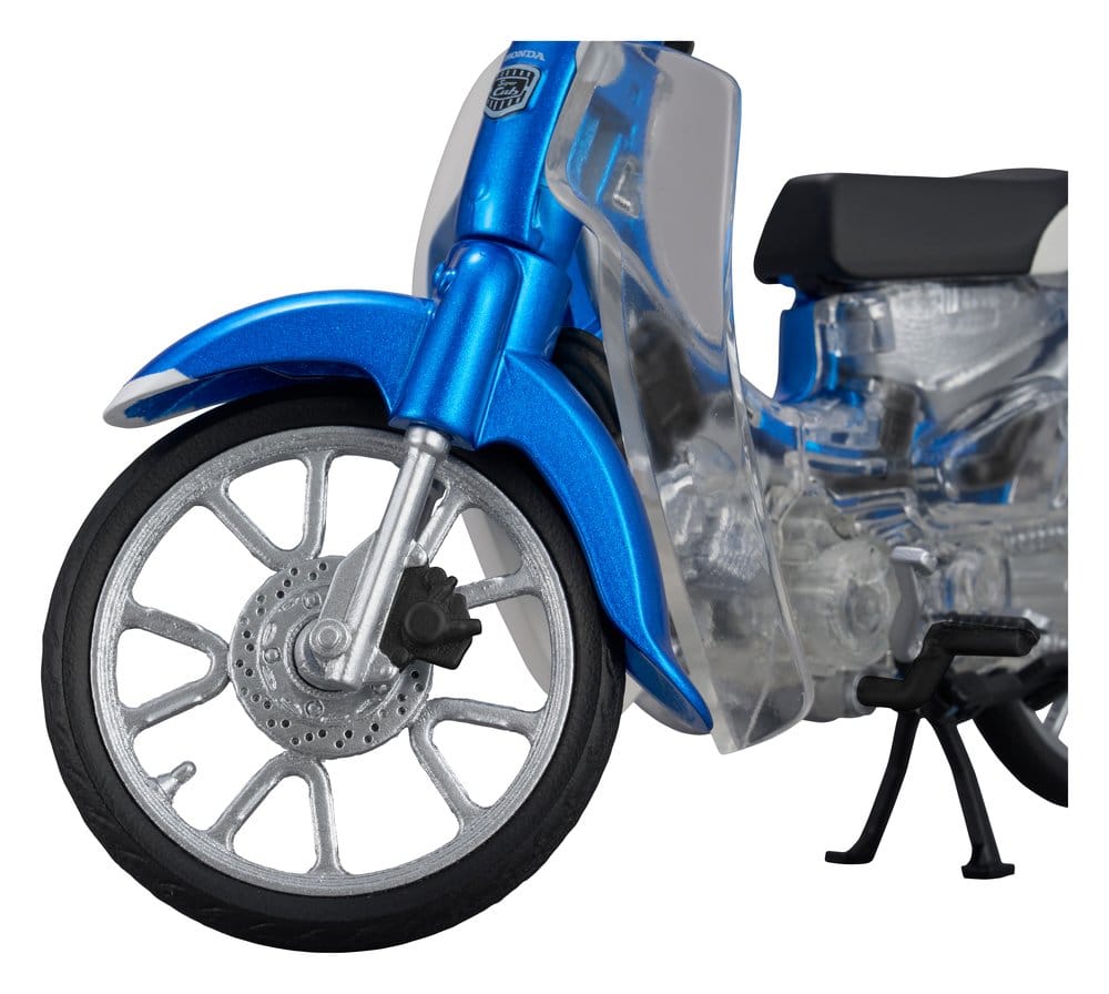 Honda Maqueta Plastic Model Kit Kaitanics Super Cub 110 Glint Wave Blue Metalic