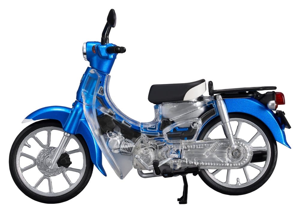 Honda Maqueta Plastic Model Kit Kaitanics Super Cub 110 Glint Wave Blue Metalic