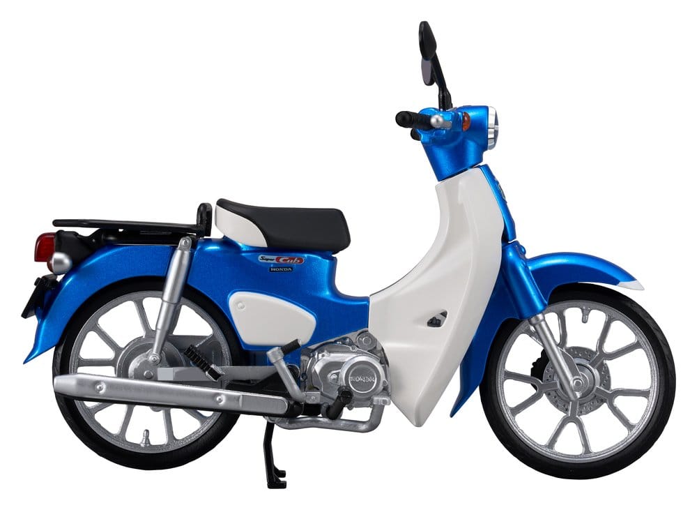 Honda Maqueta Plastic Model Kit Kaitanics Super Cub 110 Glint Wave Blue Metalic