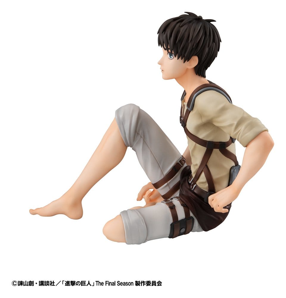 Attack on Titan Pack de 2 Figuras PVC G.E.M. Series Eren Yeager & Squad Captain Levi Palm Size