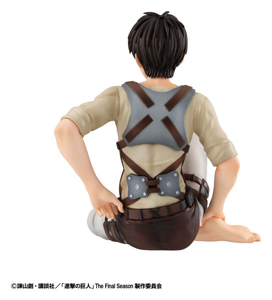Attack on Titan Pack de 2 Figuras PVC G.E.M. Series Eren Yeager & Squad Captain Levi Palm Size