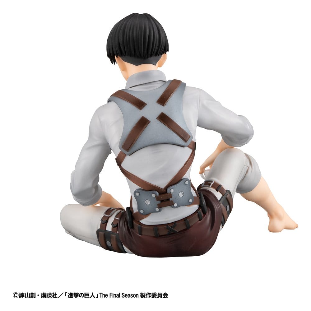Attack on Titan Pack de 2 Figuras PVC G.E.M. Series Eren Yeager & Squad Captain Levi Palm Size