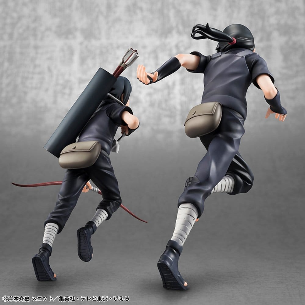 Naruto Shippuden Pack de 2 Figuras PVC G.E.M. Series Itachi Uchiha & Sasuke (Repeat)